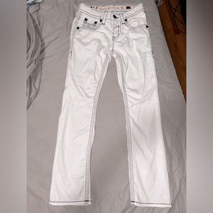 Rock revival jeans white